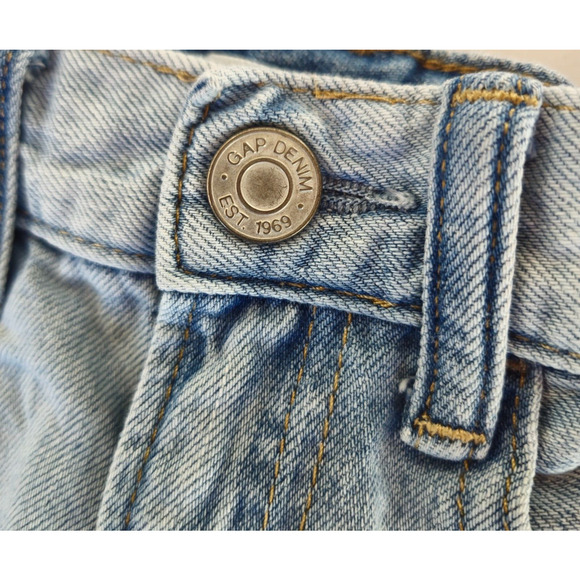 Baby Gap Disney Toddler Kids Denim Jean Shorts 2T Blue Mickey Mouse Donald Duck - Picture 3 of 6